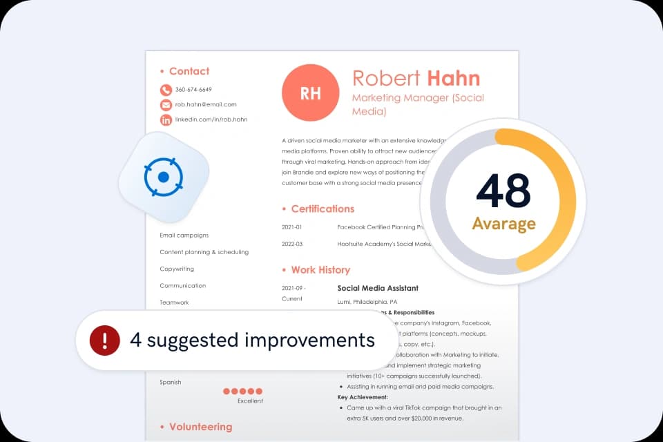 ATS Resume Checker Score Analysis