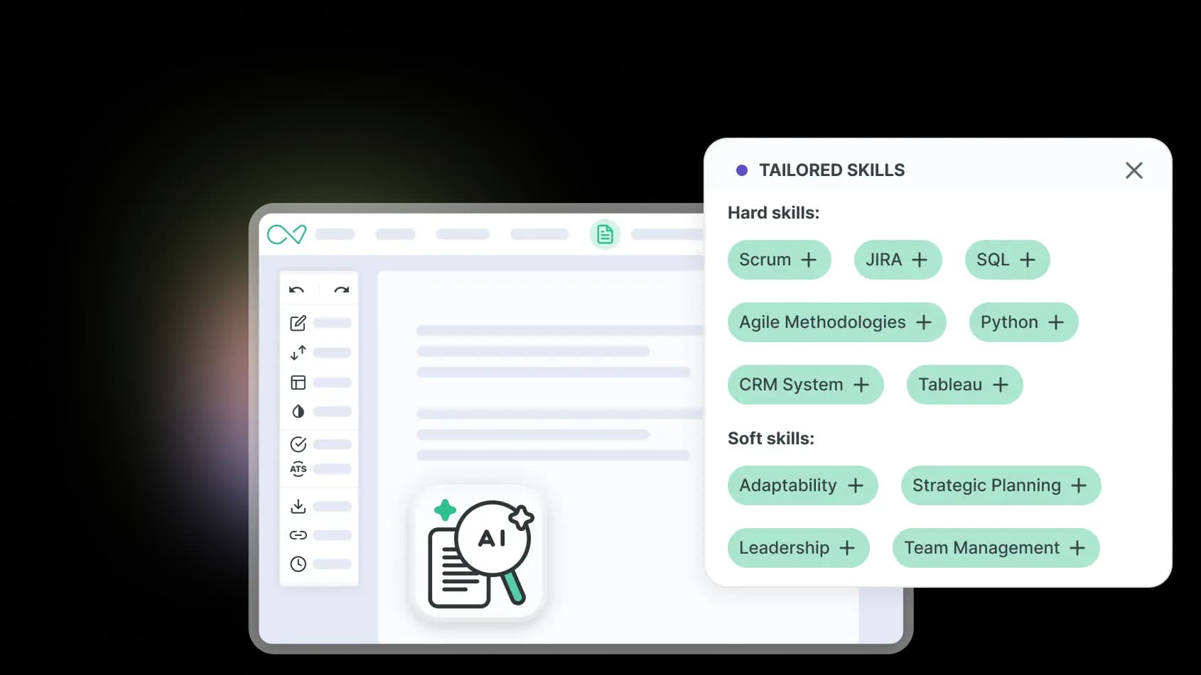 AI skills finder