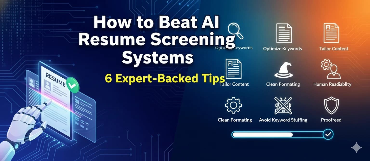 How to Beat AI Resume Screening Systems: 6 Expert-Backed Tips