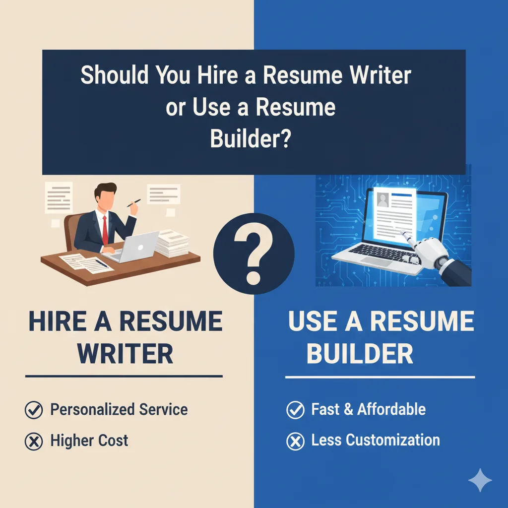 Should You Hire a Resume Writer or Use a Resume Builder?