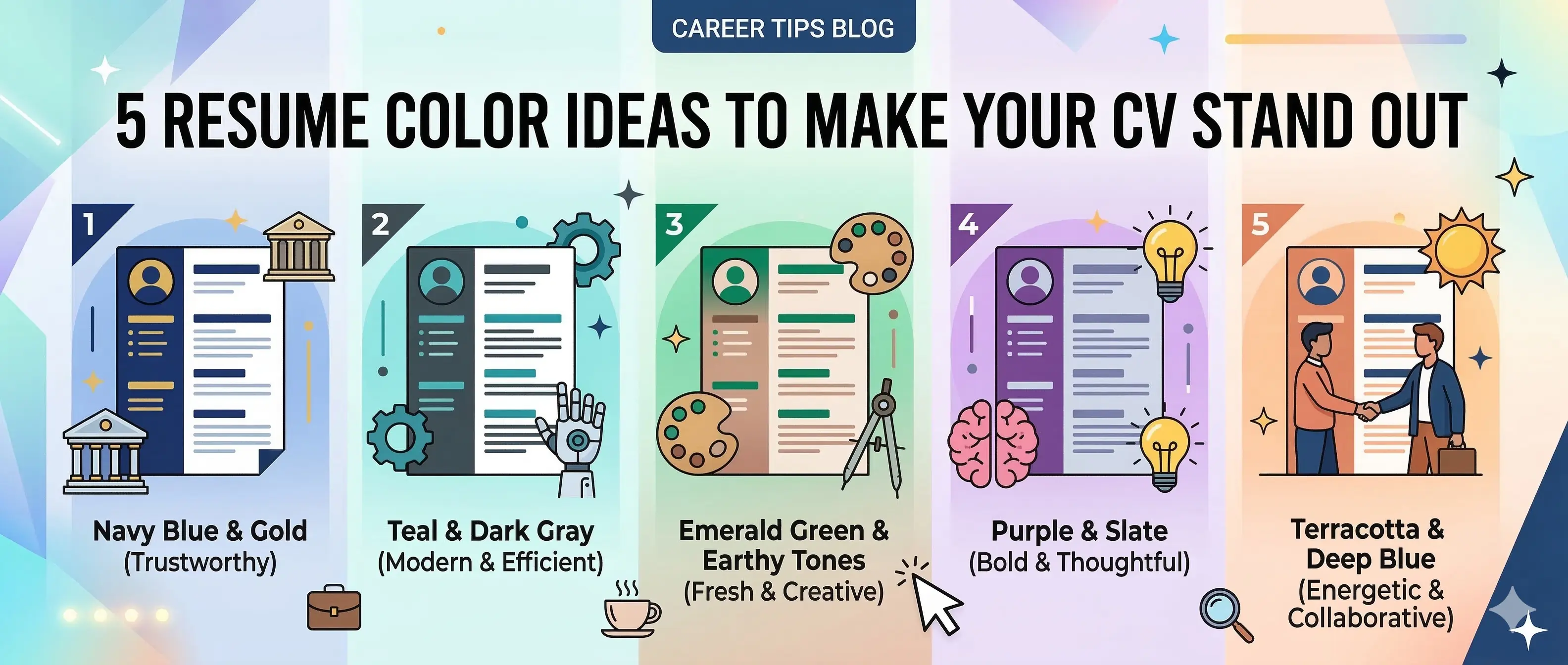 5 Resume Color Ideas to Make Your CV Stand Out