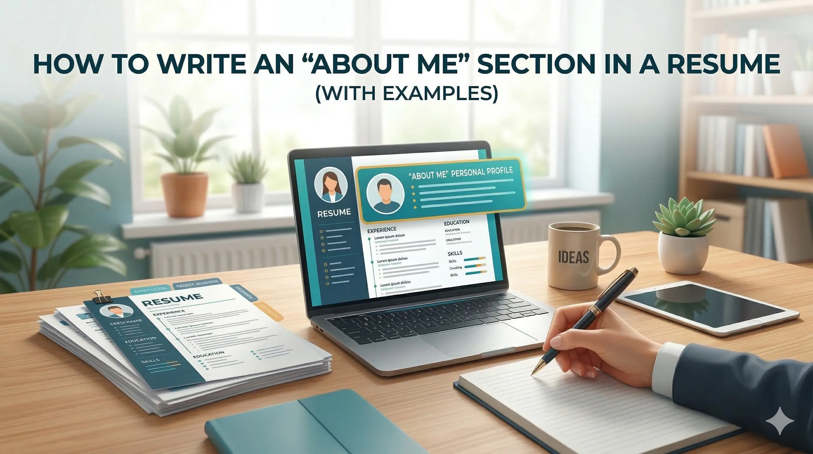 How to Write an "About Me" Section in a Resume (With Examples)